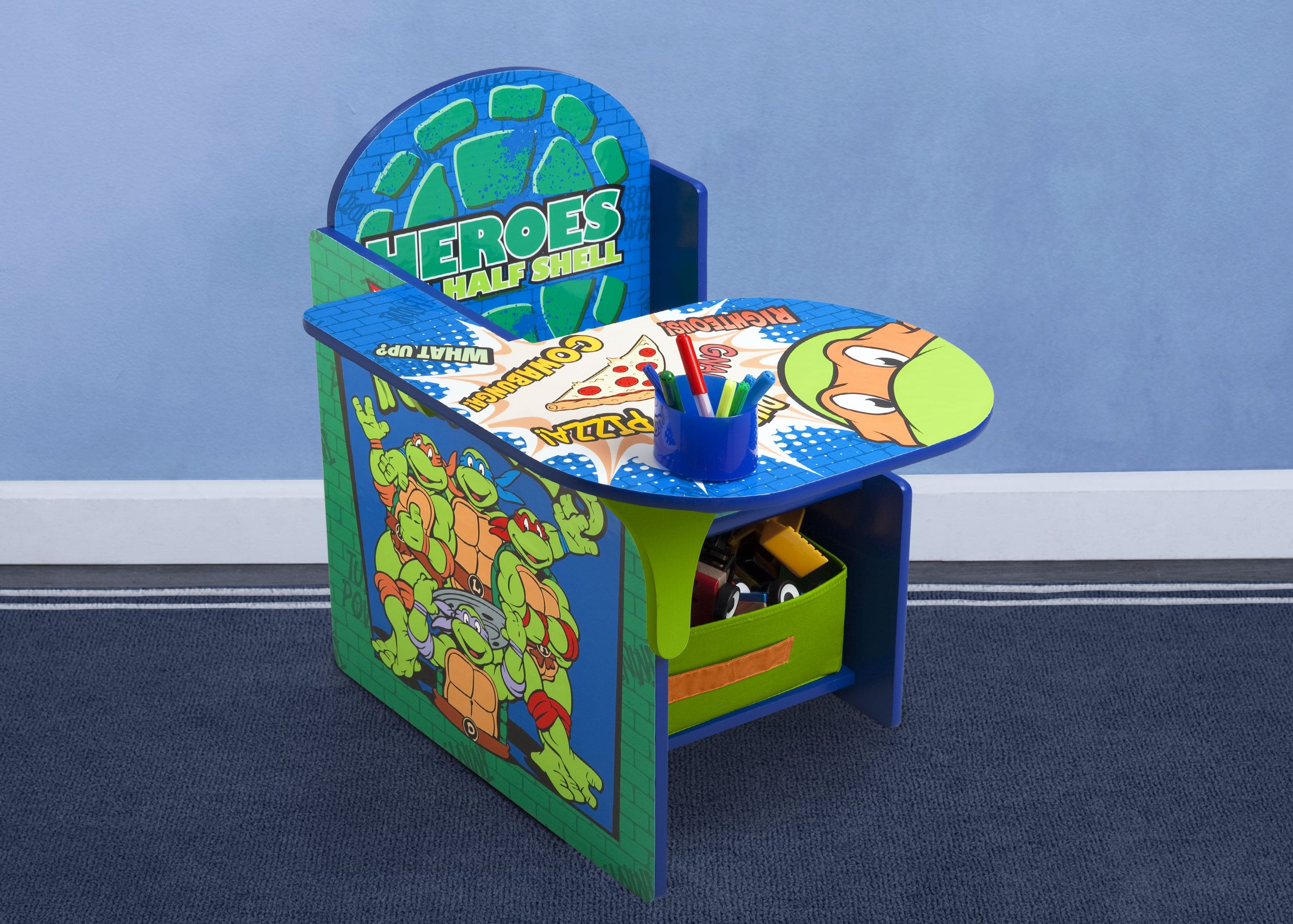 Teenage Mutant Ninja Turtles Chair Desk with Storage | Delta Children