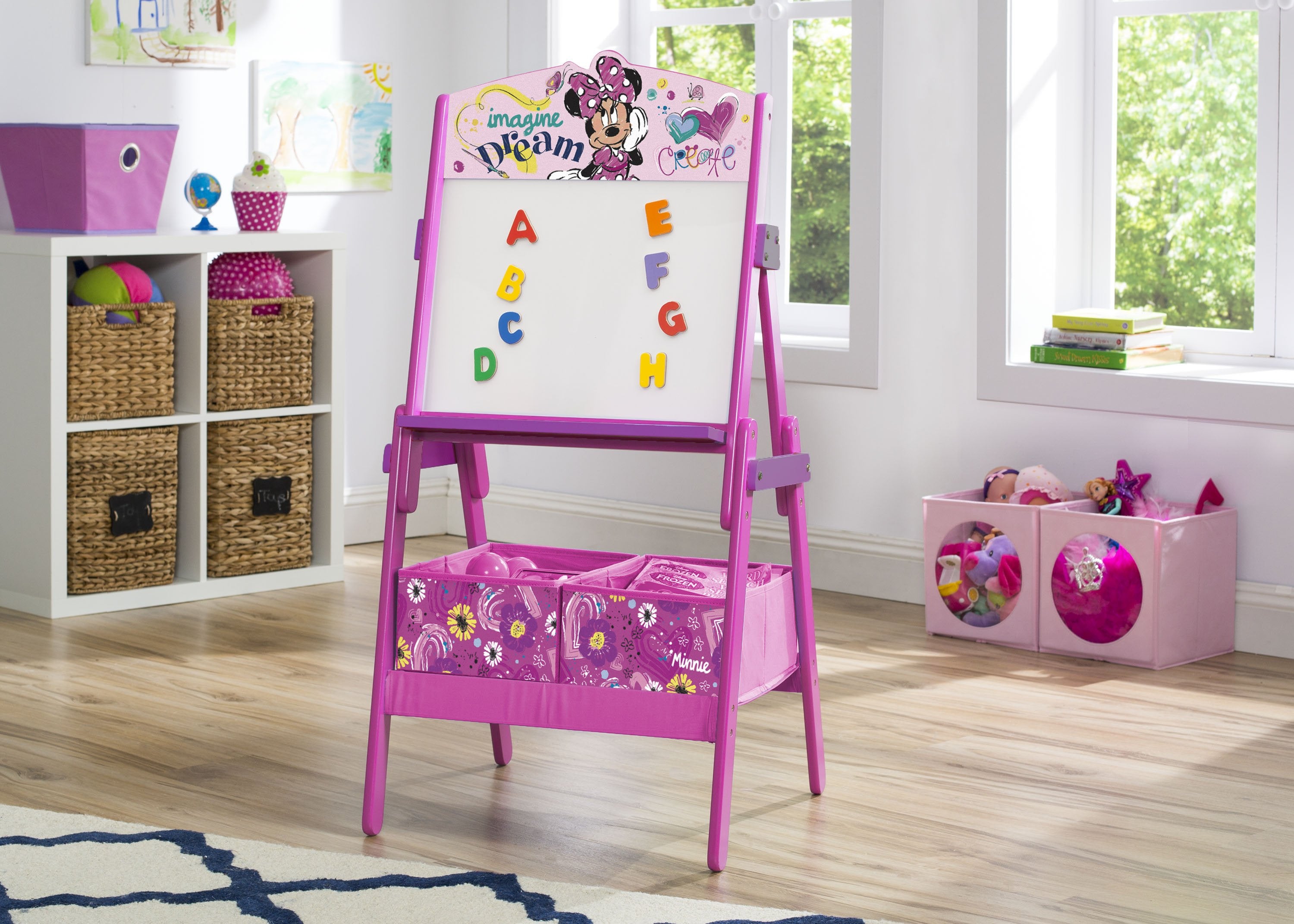 Minnie Mouse Wooden Activity Easel - Delta Children