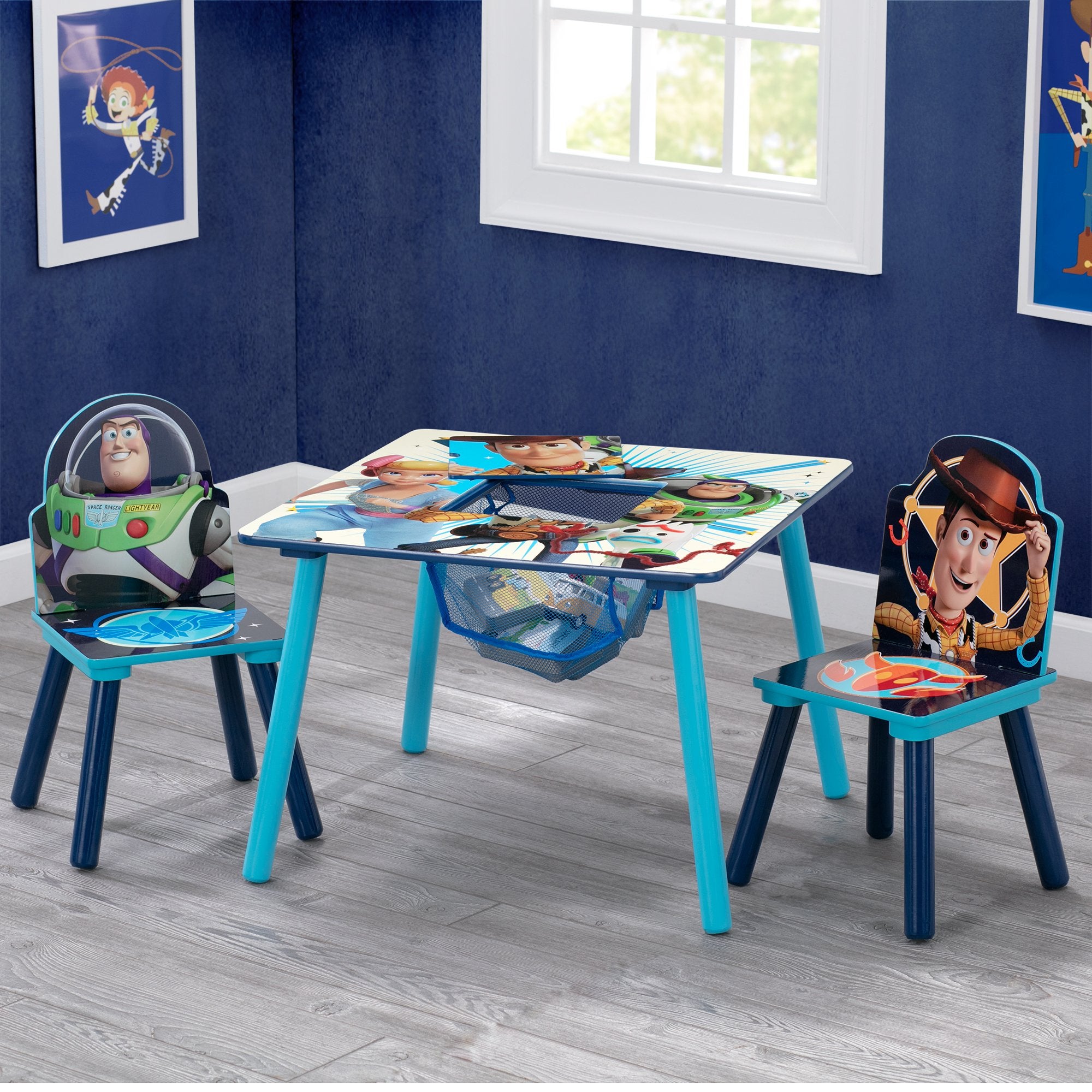 Toy Story 4 Table and Chair Set with Storage by Delta | Delta Children
