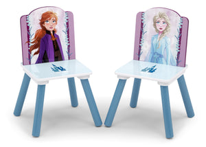 Delta Children Frozen 2 (1097) Table and Chair Set with Storage, Chairs View 3