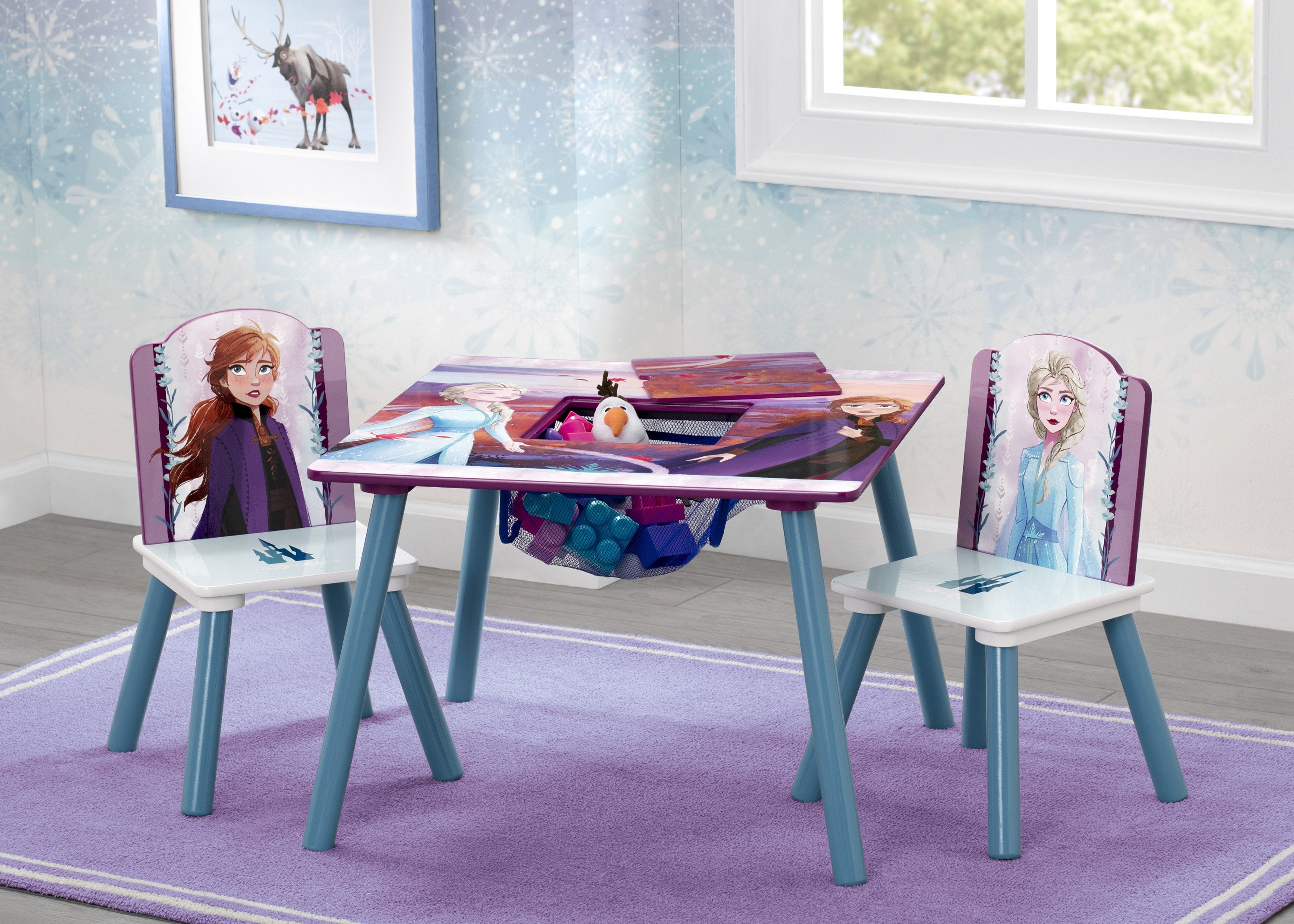 Frozen II Table and Chair Set with Storage Delta Children