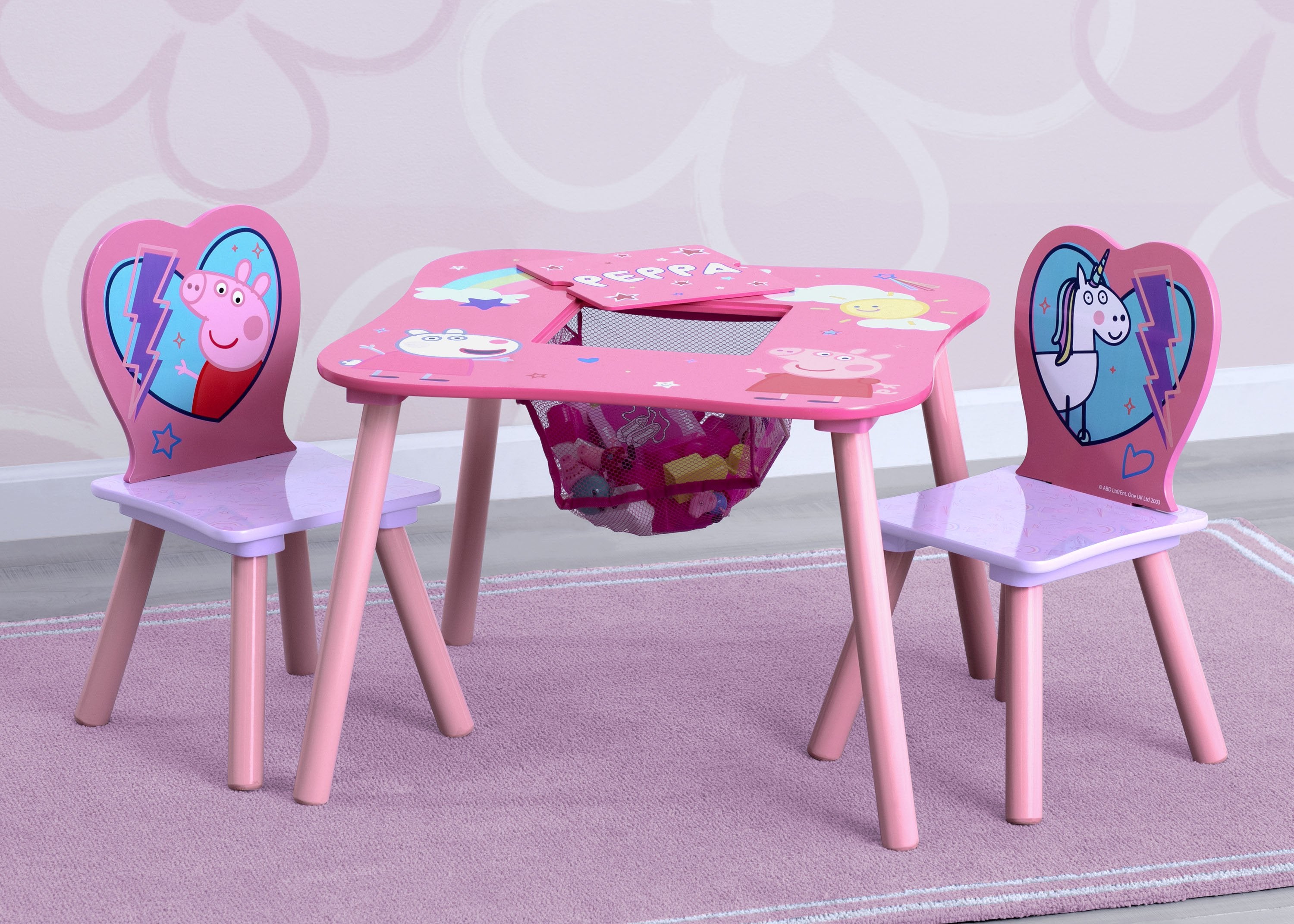 Entertainment one peppa pig online table and chair set