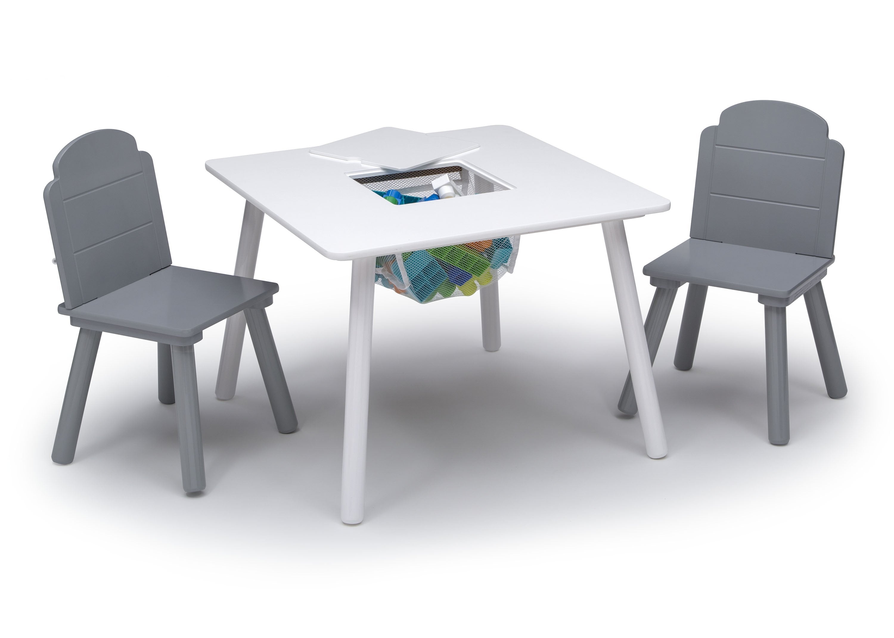 delta children's table and chairs Delta Children Finn Table and Chair Set with Storage