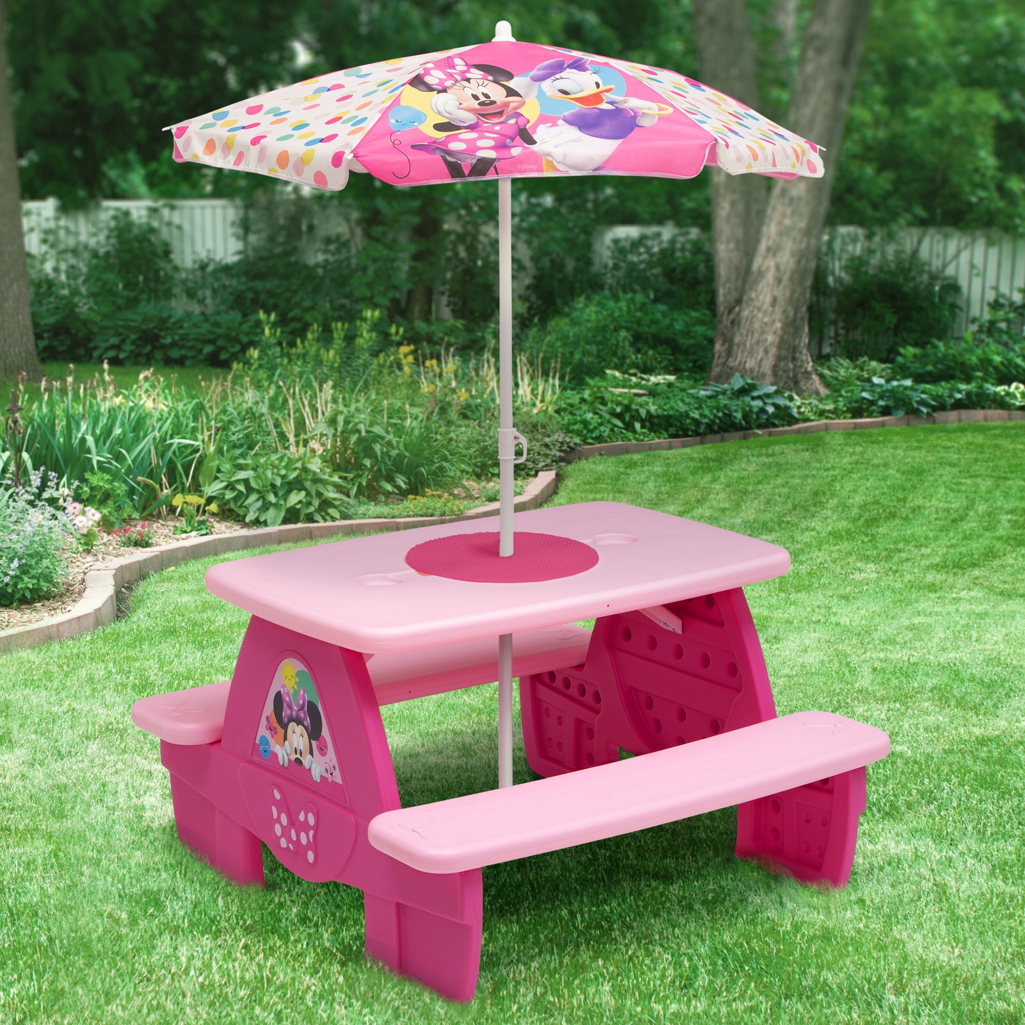  Delta Children 4 Seat Activity Picnic Table with
