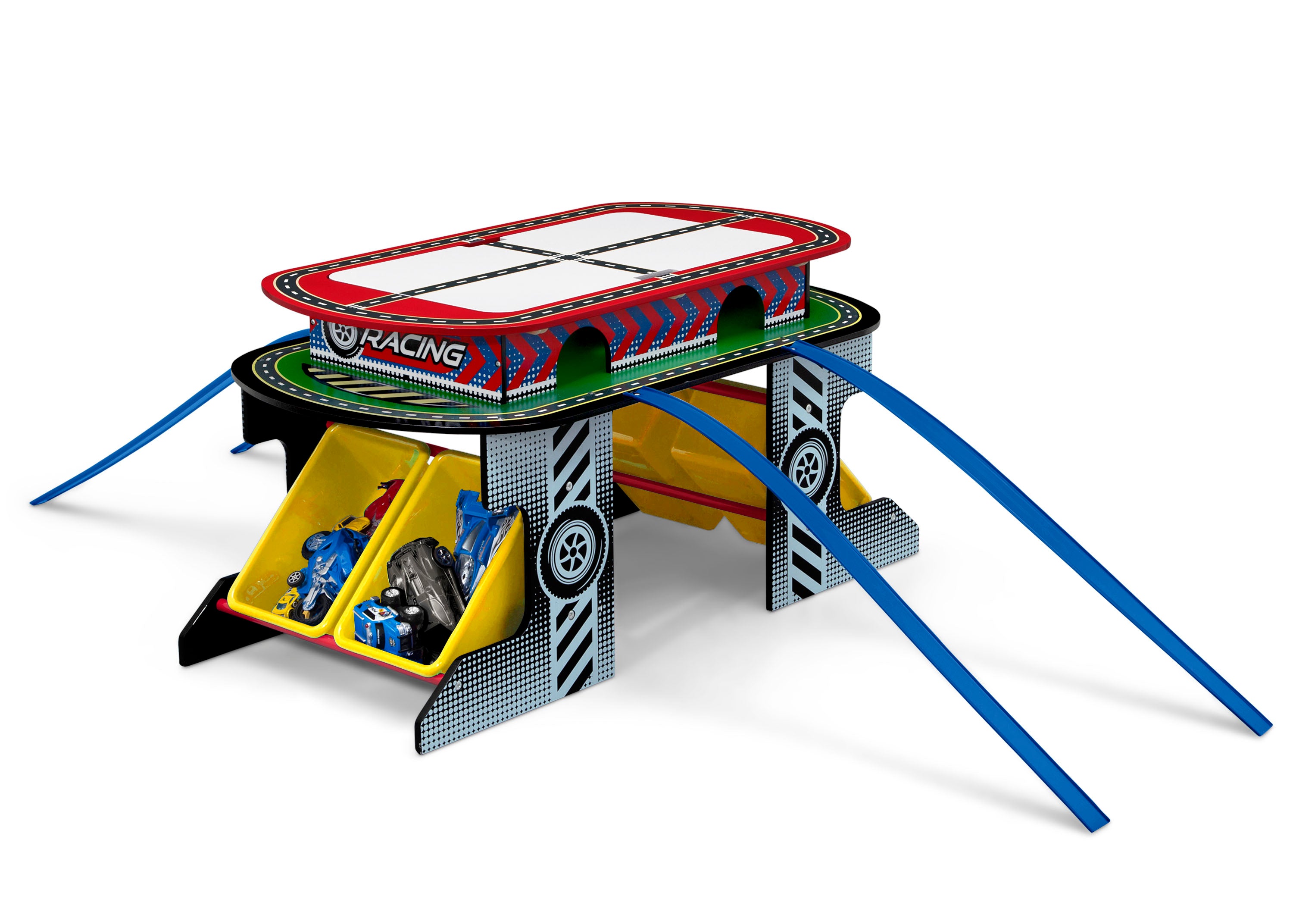 Kids race track table outlet