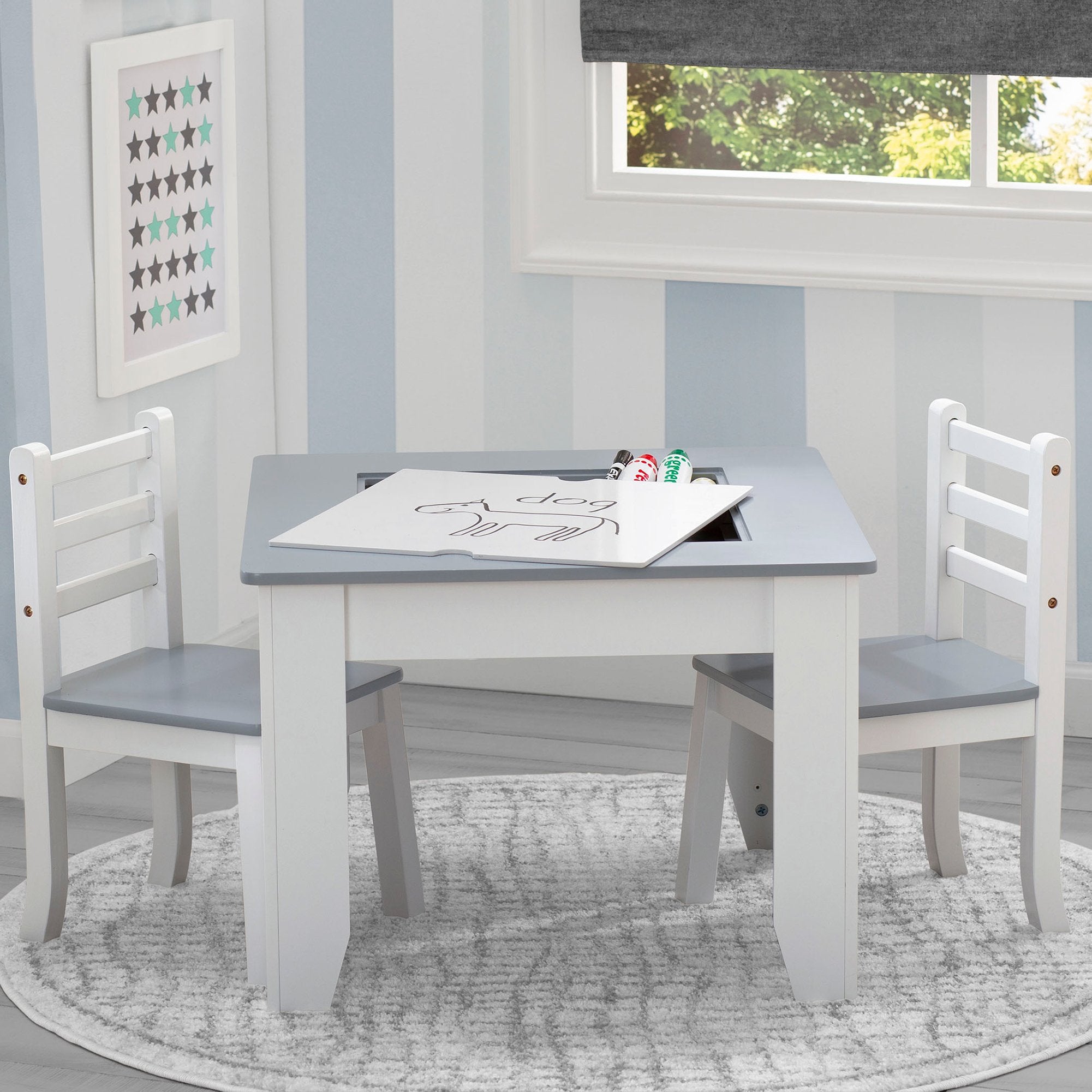 delta children's table set Chelsea Table and Chair Set