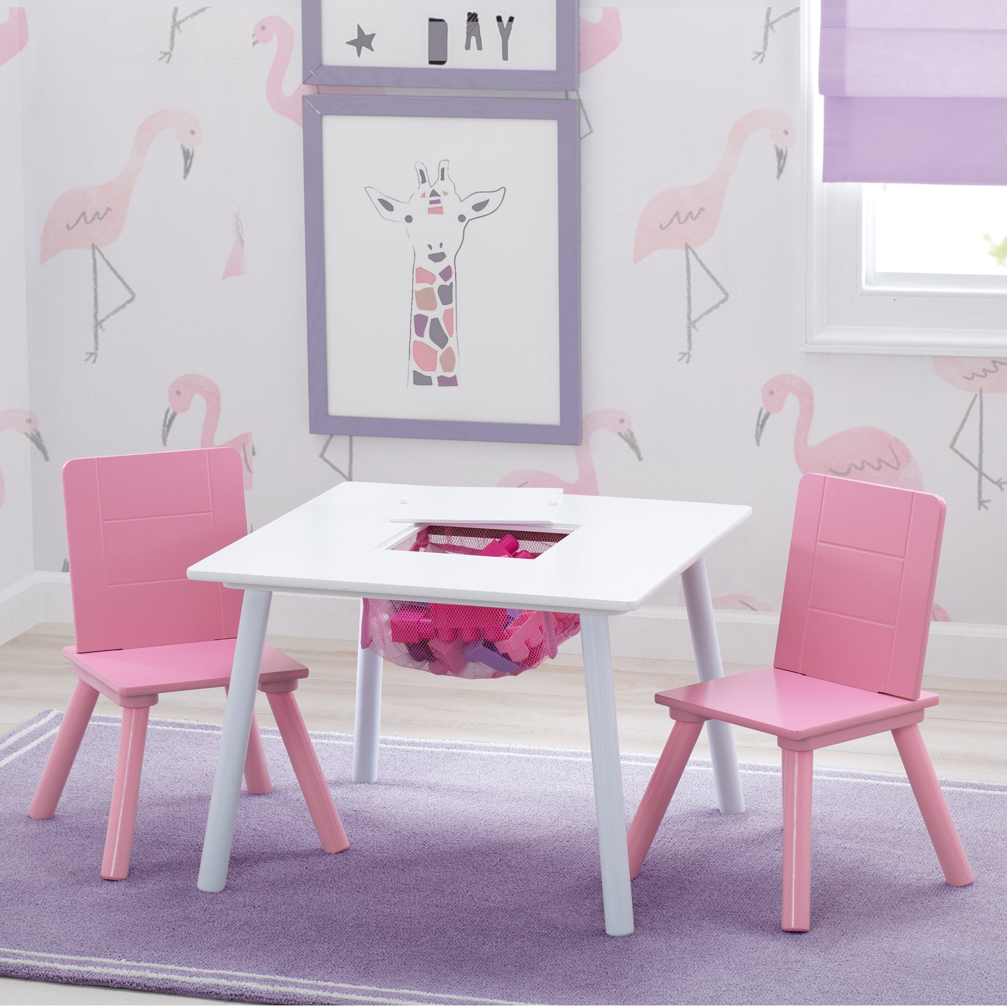 Children's Table and Two Chairs - 338 