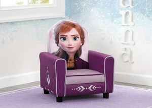Delta Children Frozen II (1091) Anna Figural Upholstered Kids Chair, Hangtag View Frozen (1091) 0