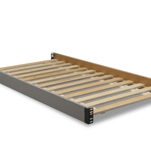 Delta Children Grey (026) Twin Size Wood Bed Rails (W0090), Right Silo View 5