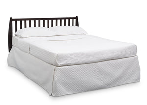 Delta Children Dark Chocolate (207) Taylor 4-in-1 Convertible Crib (W10040), Silo Full Size Bed, c5c 23