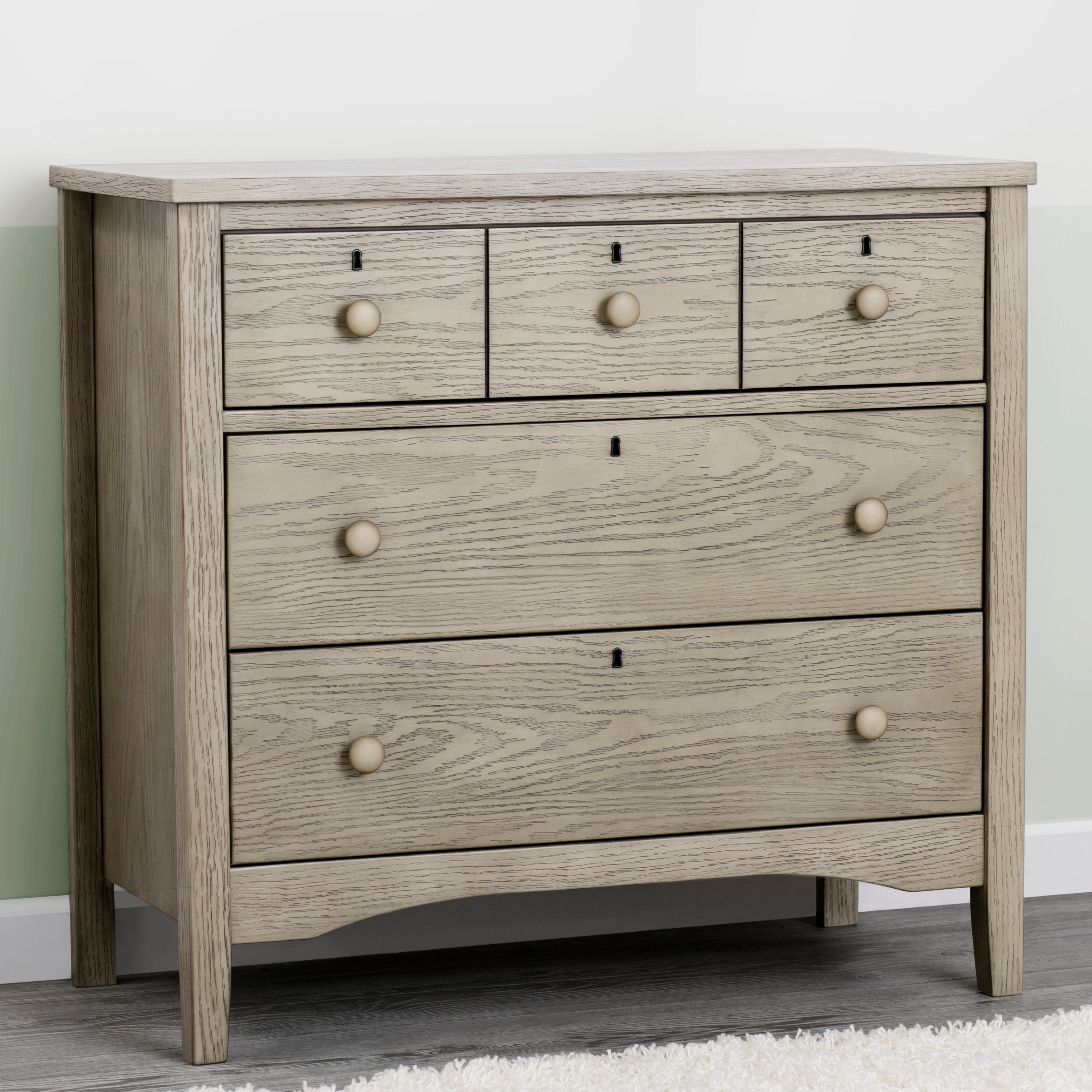Farmhouse 3 Drawer Dresser with Changing Top Delta Children
