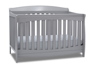 Delta Children Grey (026) Colton 6-in-1 Convertible Crib, Right Crib Silo View 4
