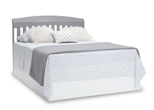 Delta Children Grey (026) Colton 6-in-1 Convertible Crib, Right Full Bed with Headboard Silo View 8