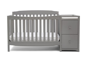 Mason Convertible 6-in-1 Crib and Changer Grey (026) 17
