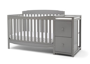 Mason Convertible 6-in-1 Crib and Changer Grey (026) 12