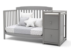 Mason Convertible 6-in-1 Crib and Changer Grey (026) 14