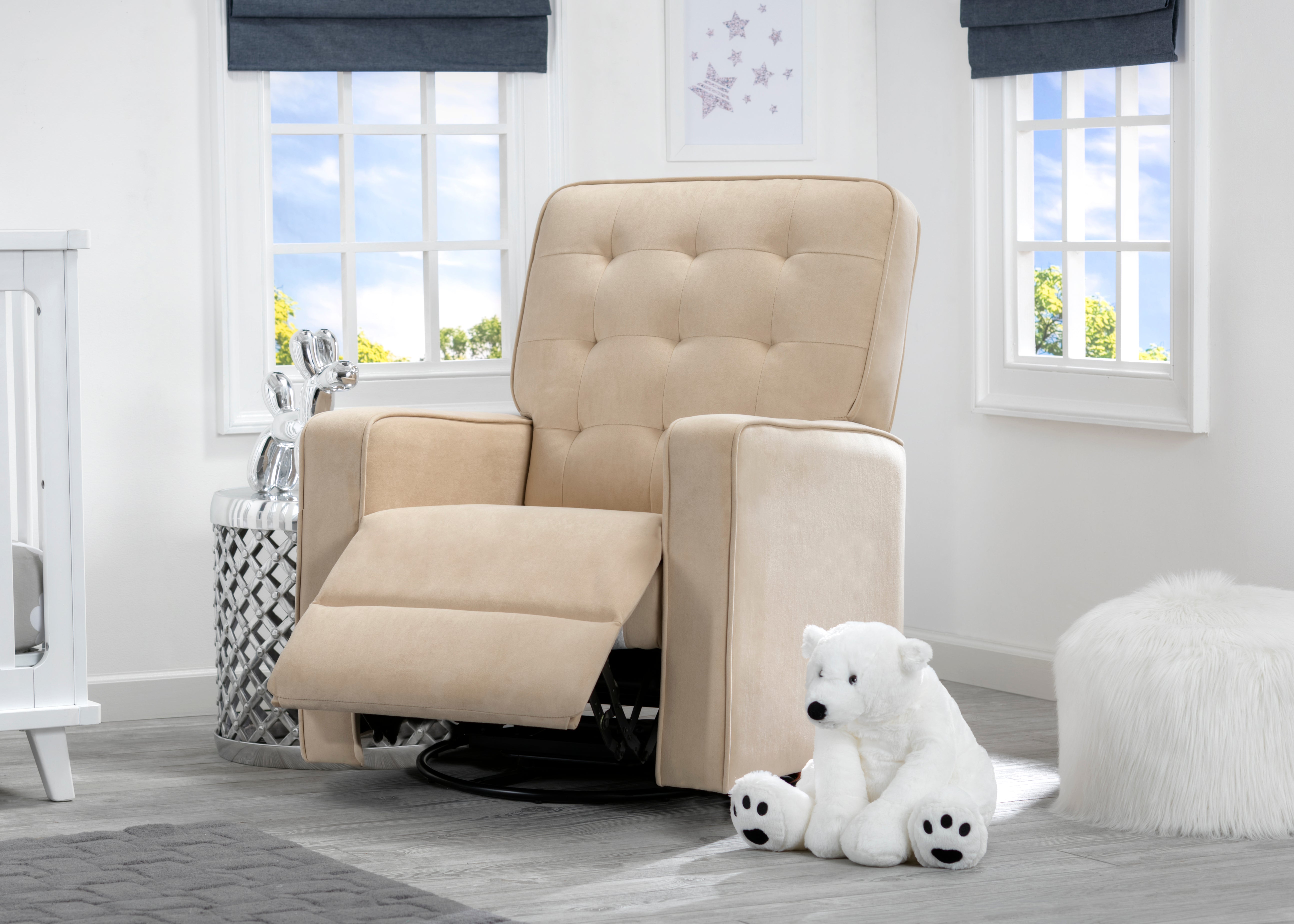 Gavin Nursery Glider Swivel Recliner Featuring LiveSmart Delta