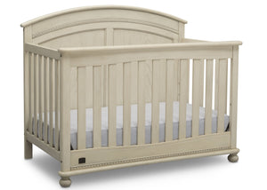 Simmons Kids Antique White (122) Ainsworth 4-in-1 Convertible Crib (W337250), Right Facing, a3a 21