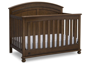 Simmons Kids Antique Chestnut (2100) Ainsworth 4-in-1 Convertible Crib (W337250), Right Facing, c3c 14