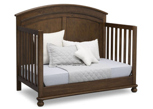 Simmons Kids Antique Chestnut (2100) Ainsworth 4-in-1 Convertible Crib (W337250), Day Bed Conversion, c5c 12