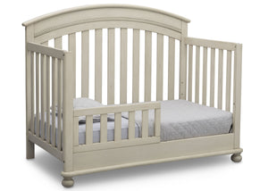 Delta Children Antique White (122) Aden 4-in-1 Convertible Crib (W337550) Toddler Bed Conversion, a4a 5