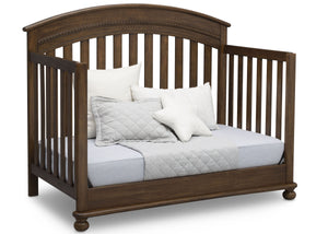Delta Children Antique Chestnut (2100) Aden 4-in-1 Convertible Crib (W337550) Day Bed Conversion, c5c 18