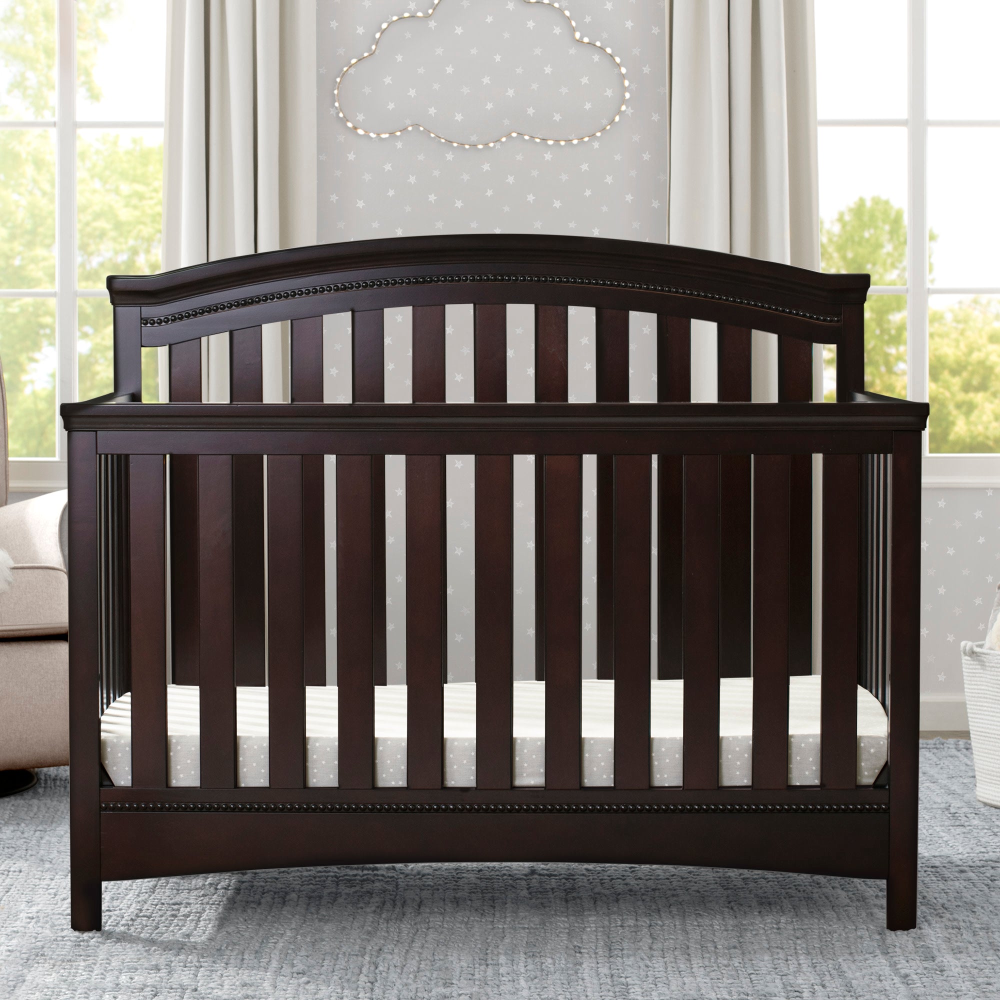 Emerson 4 in 1 Convertible Baby Crib Delta Children