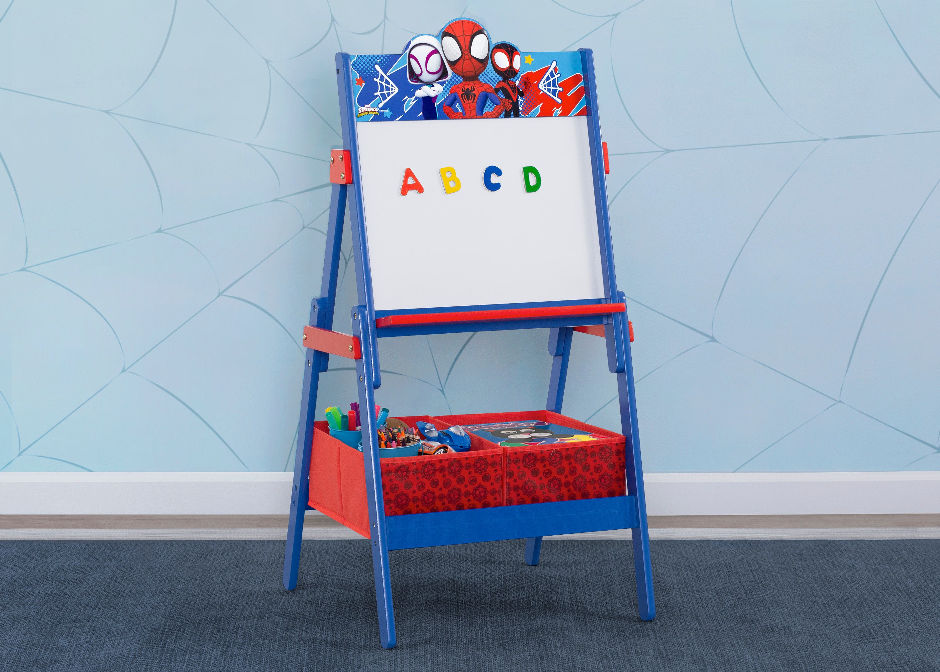 Spidey and His Amazing Friends Wooden Activity Easel | Delta Children