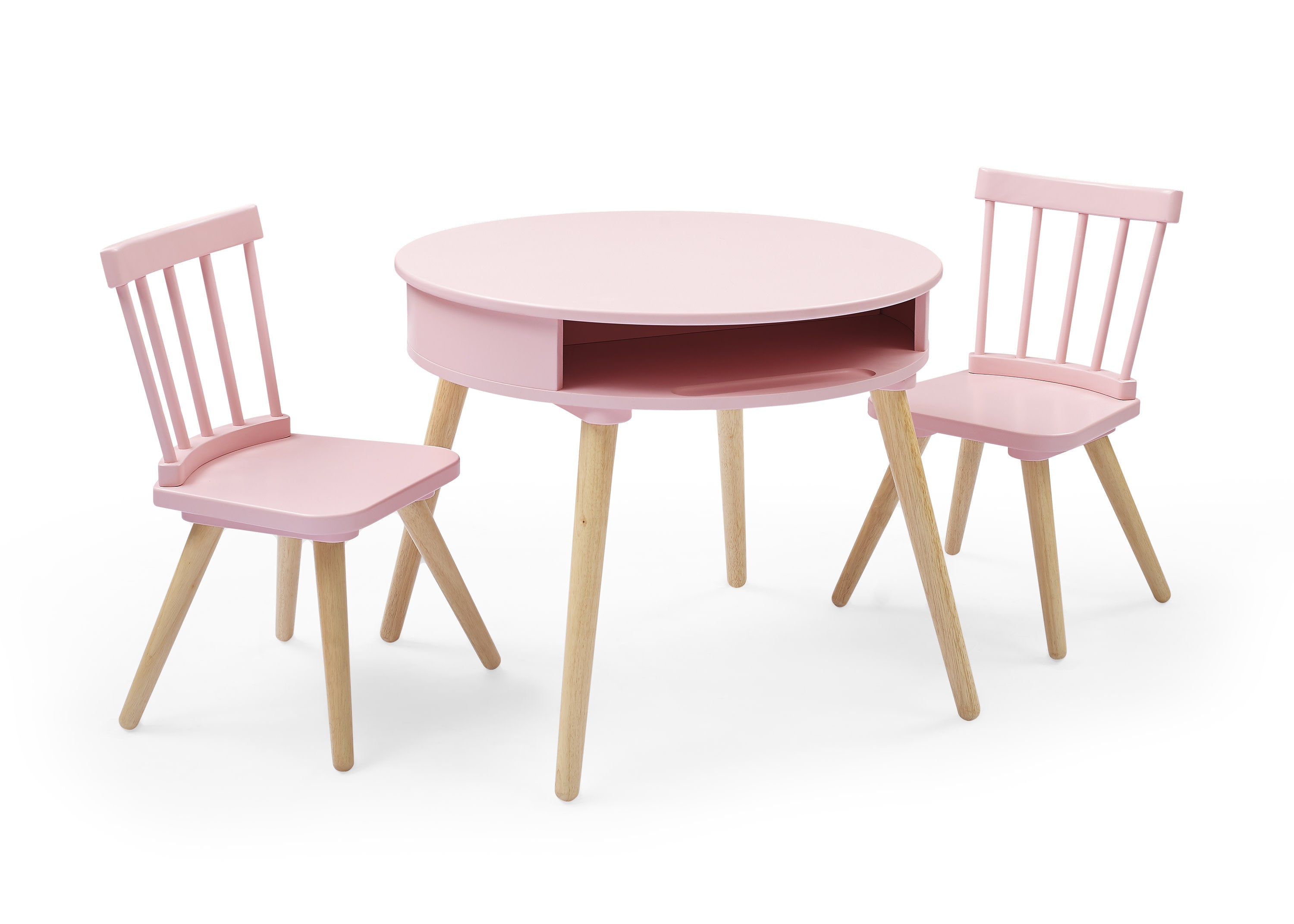 Hudson Storage Table & 2Piece Chair Set Delta Children