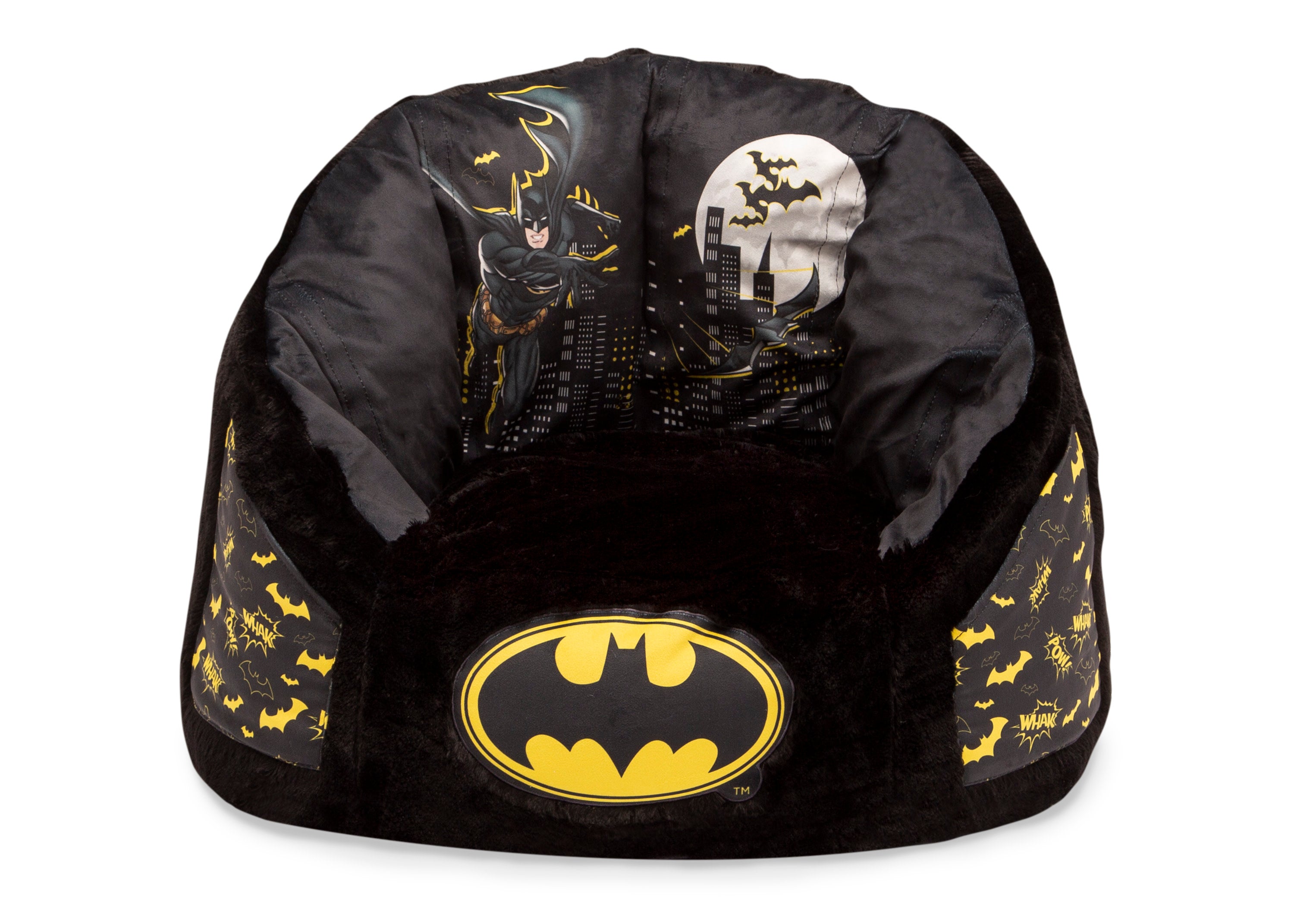 Batman Cozee Fluffy Chair, Kid Size (For Kids Up To | Delta Children
