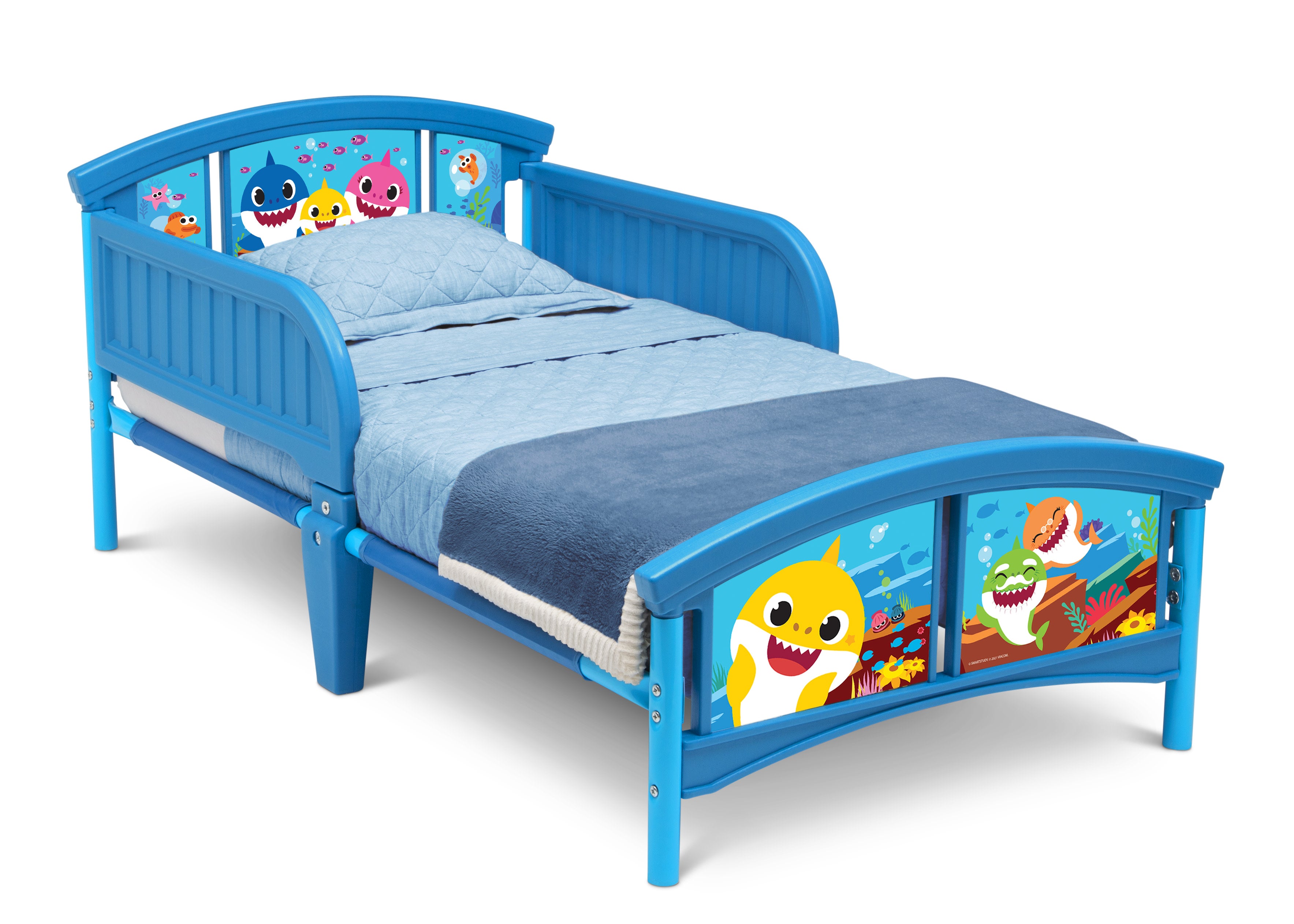 Baby Shark Plastic Toddler Bed Delta Children