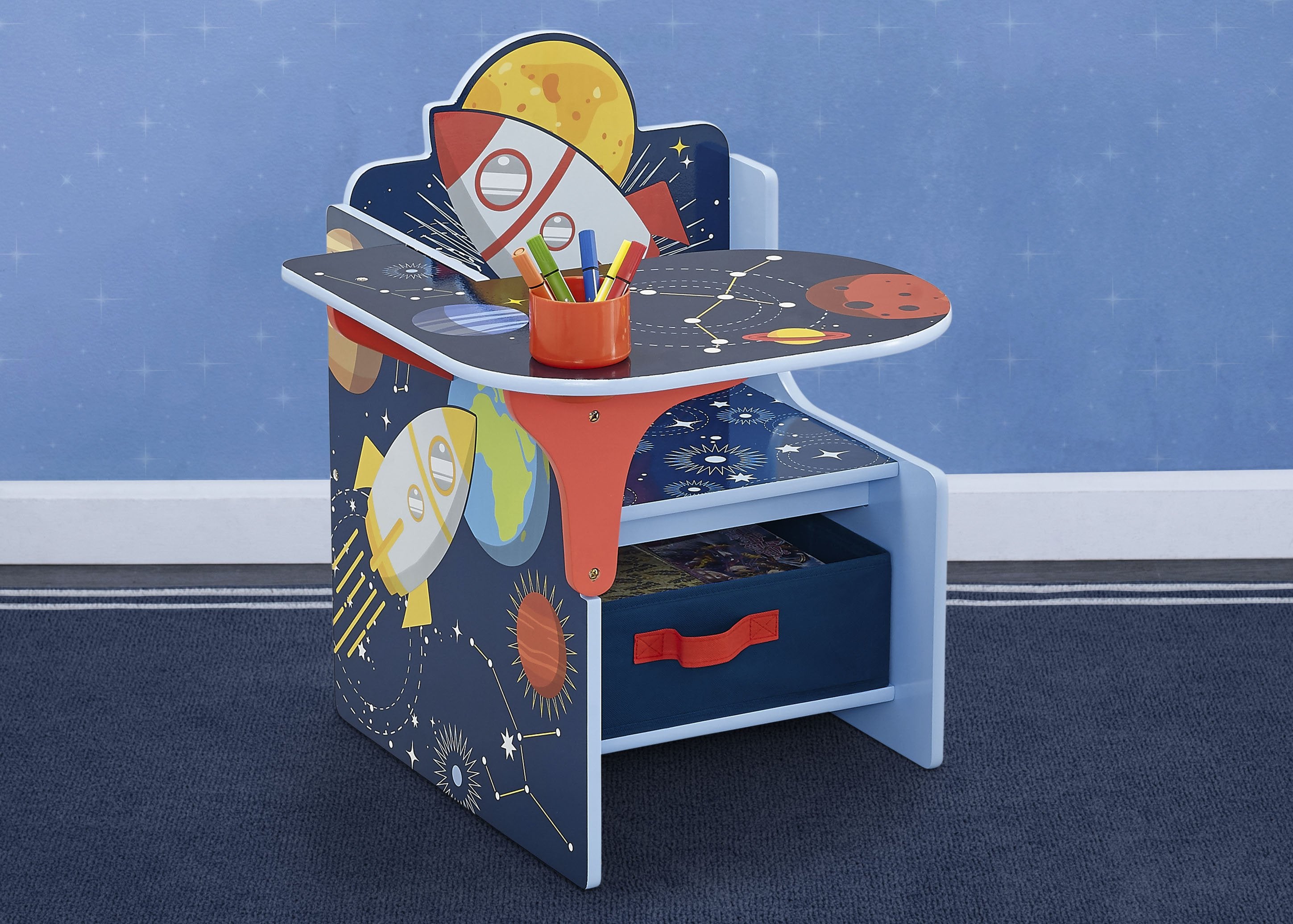 delta children's Delta Children Space Adventures Chair Desk with Storage Bin
