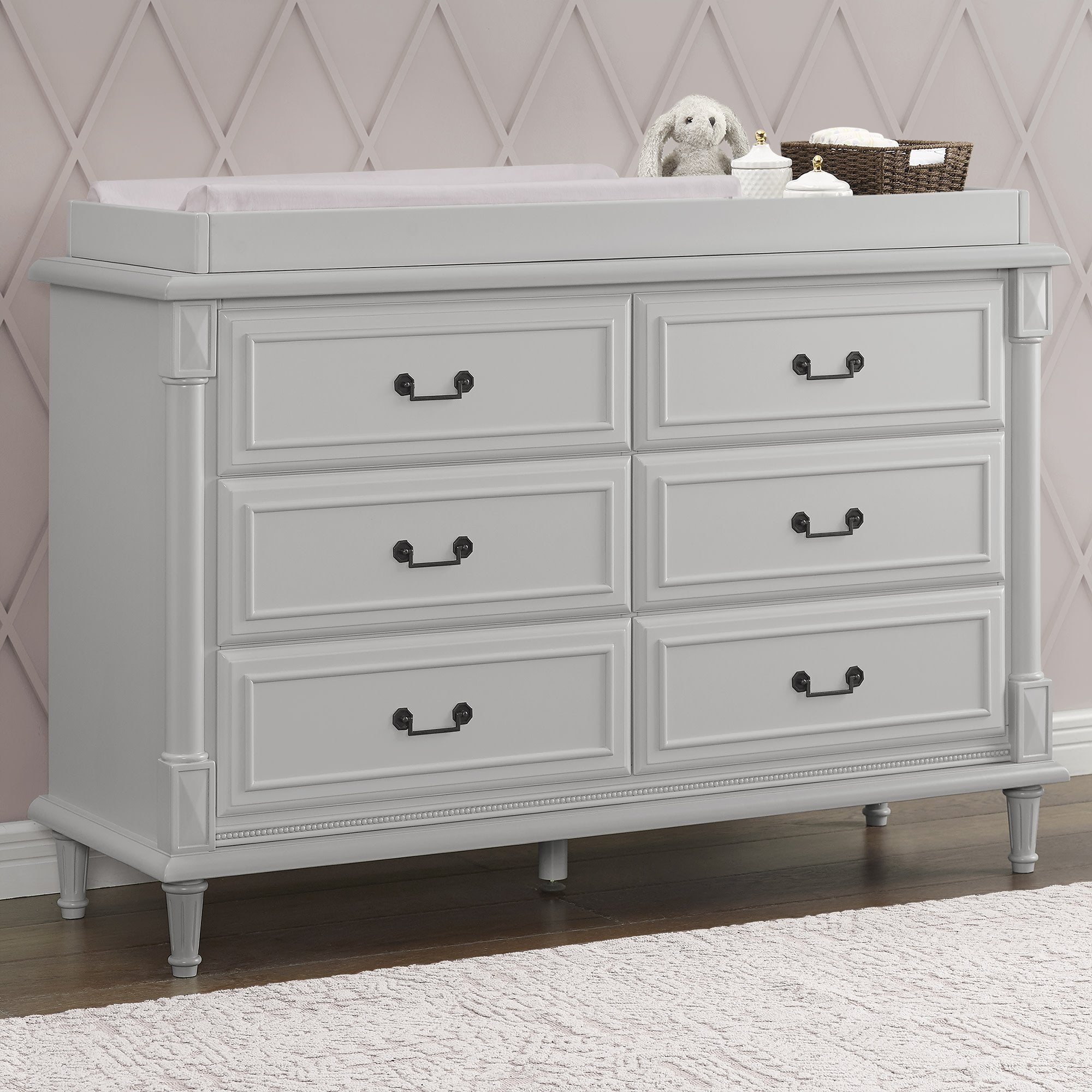 kid dresser Juliette 6 Drawer Dresser with Changing Top