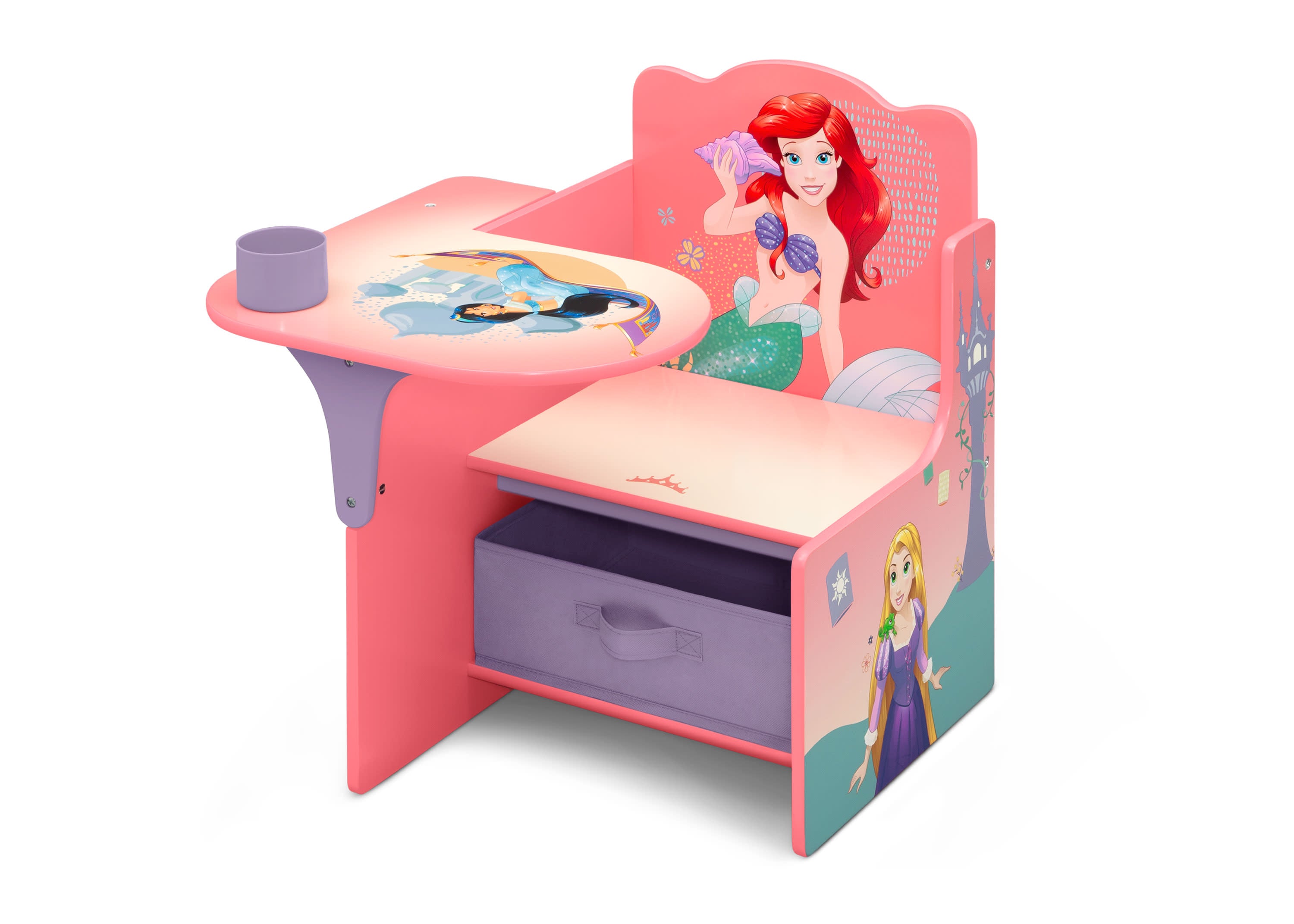 Princess Chair Desk with Storage Bin - Delta Children