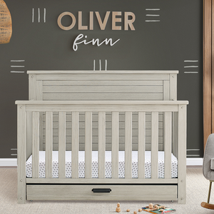 Caden 6-in-1 Rustic Mist Crib with Trundle Drawer 10