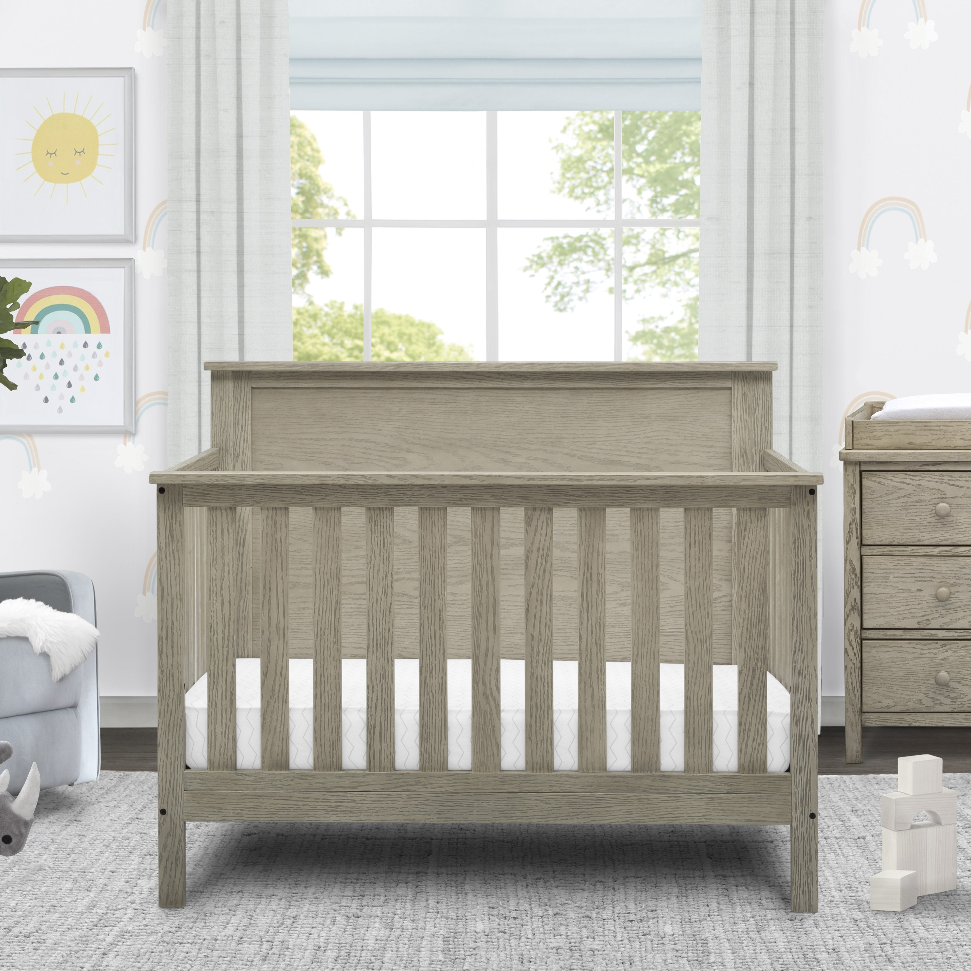 Middleton 4 in 1 Convertible Baby Crib Delta Children