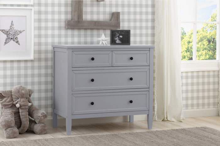 Epic 3 Drawer Dresser with Interlocking DrawersEpic 3 Drawer Dresser with Interlocking Drawers Grey (026)