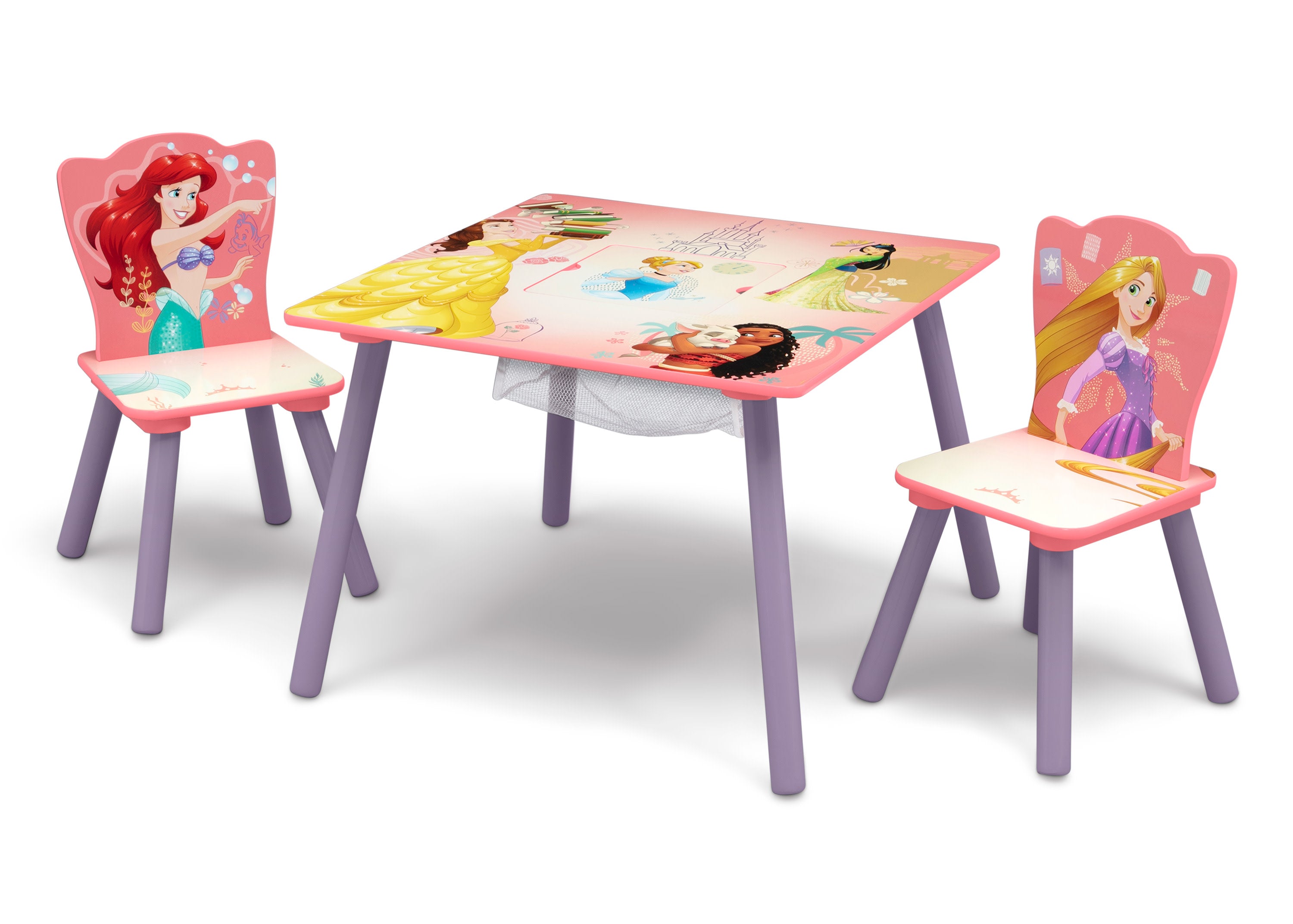Princess Table and Chair Set with Storage Delta Children