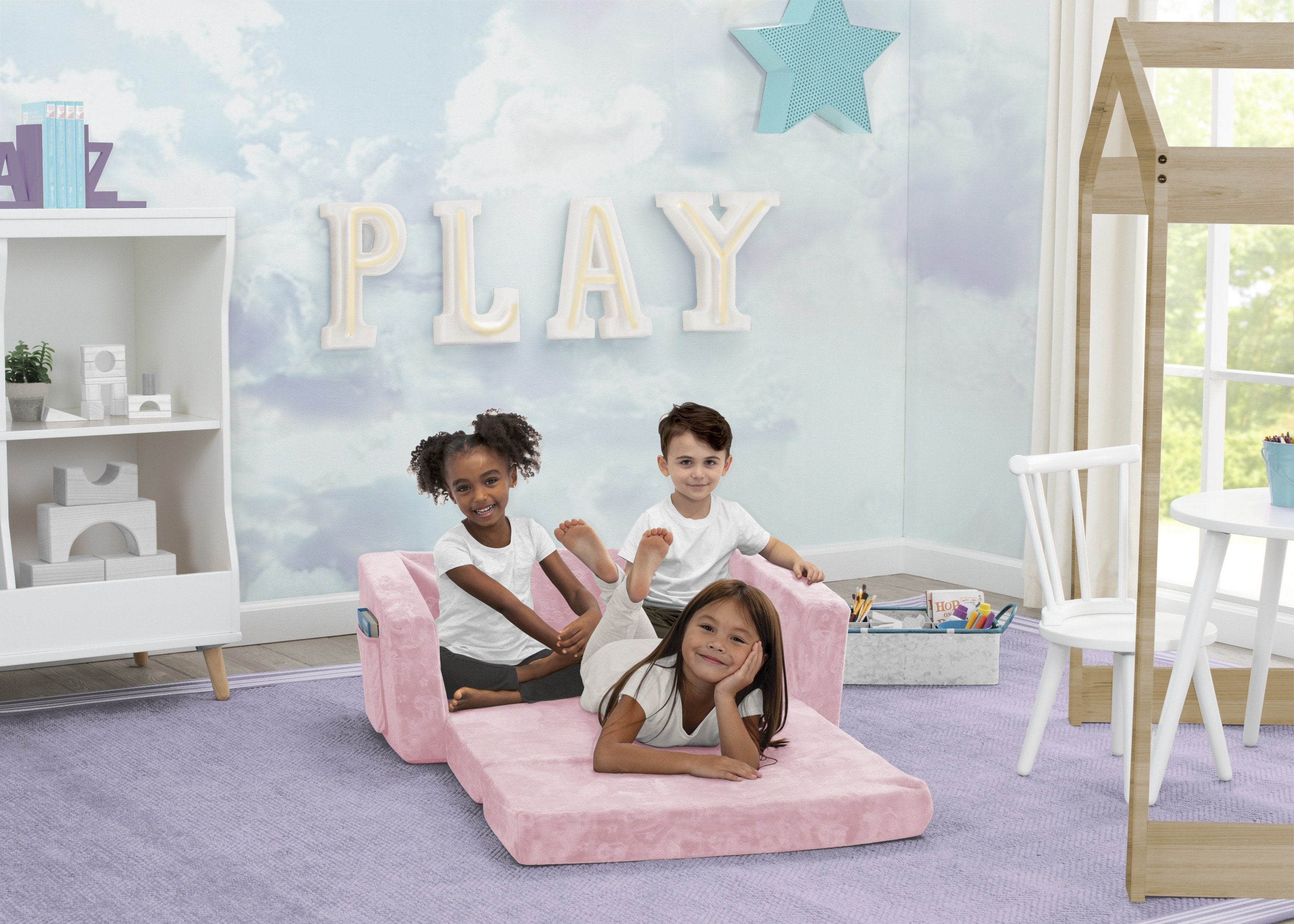 Serta Perfect Sleeper Extra Wide Convertible Sofa | Delta Children