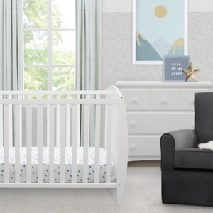 Taylor 4-in-1 Convertible Crib Bianca White 6