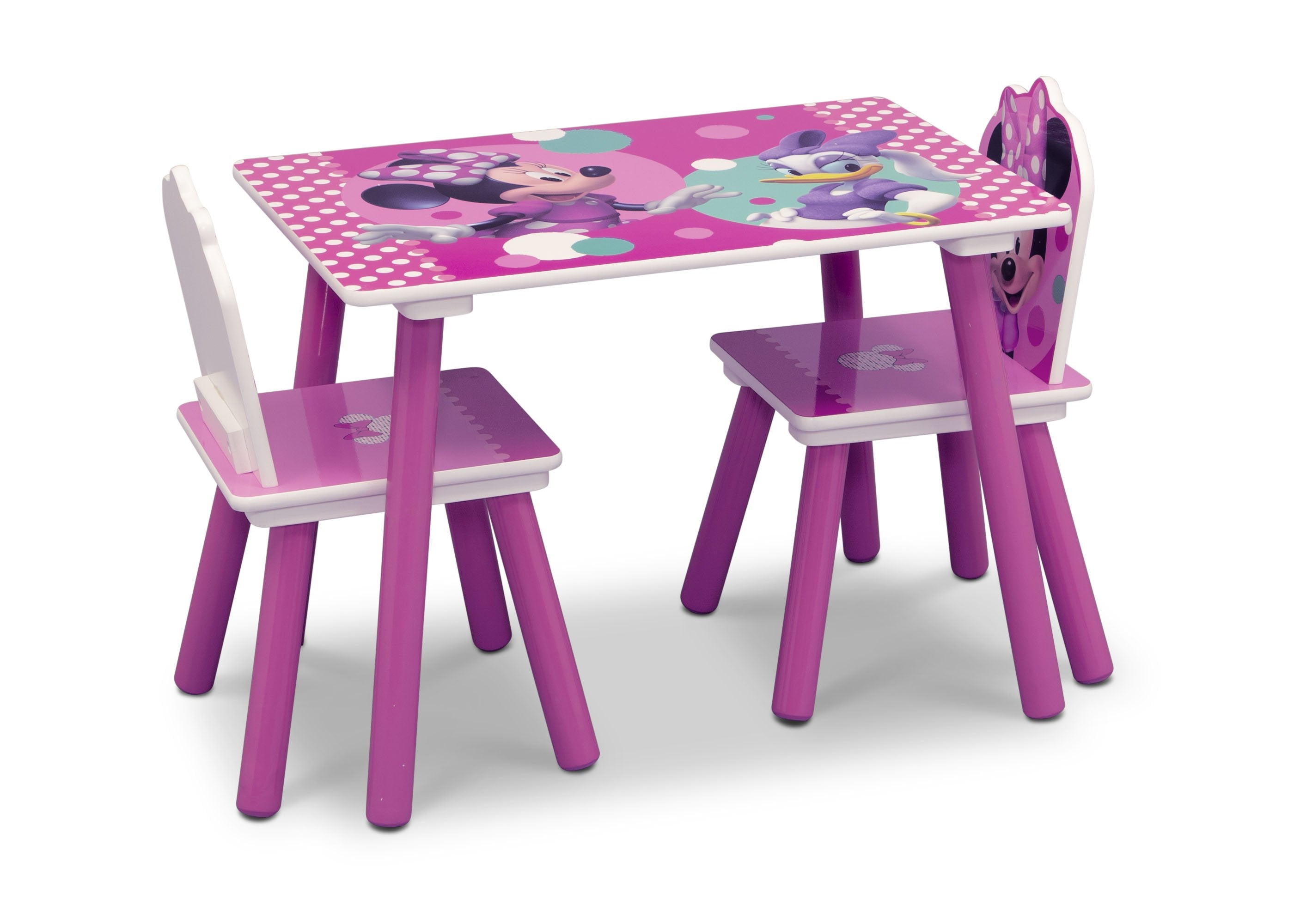 Minnie Mouse 4-Piece Playroom Solution – Set Includes Delta Children