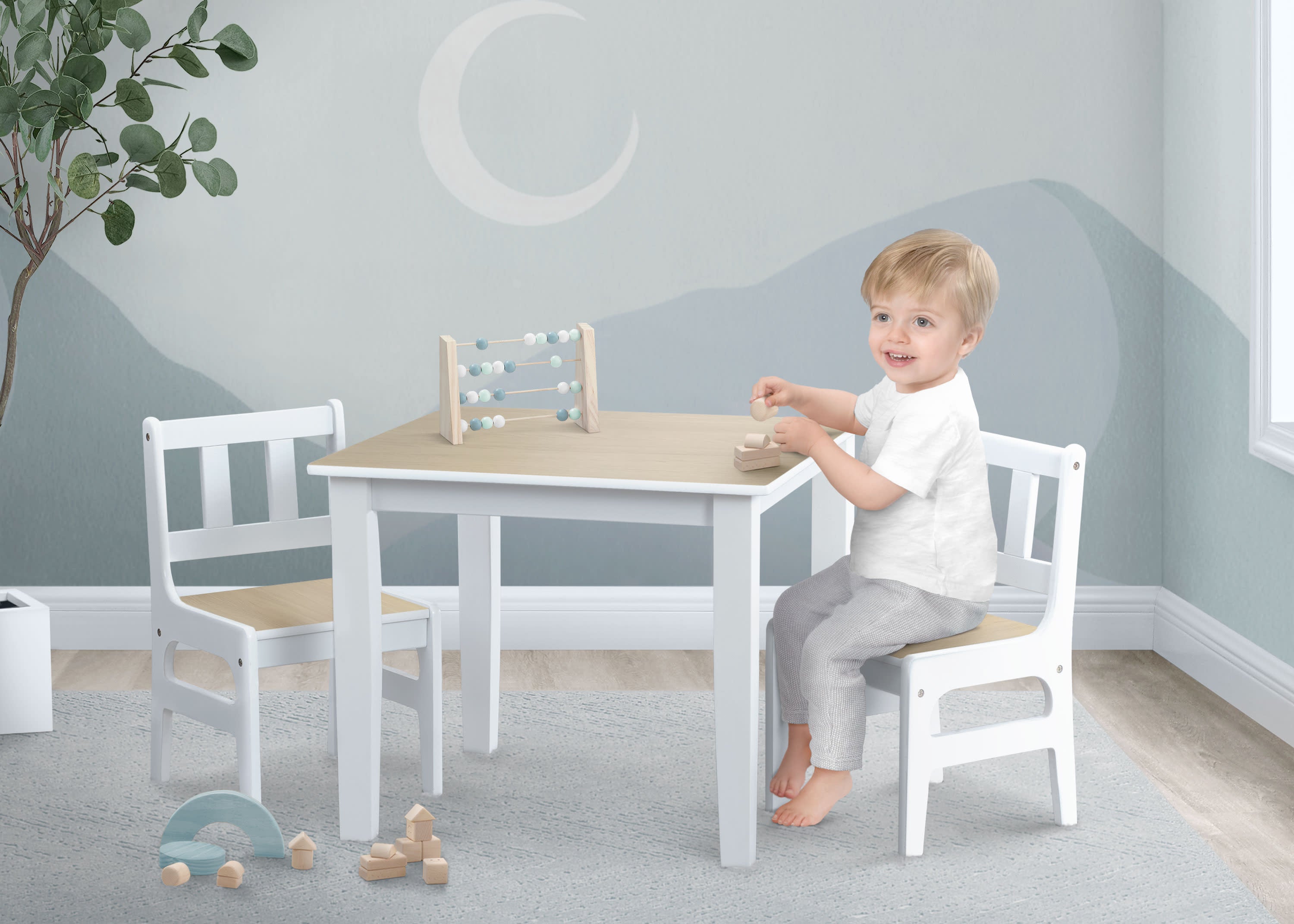 Table and Chair Set (2 Chairs Included) Delta Children