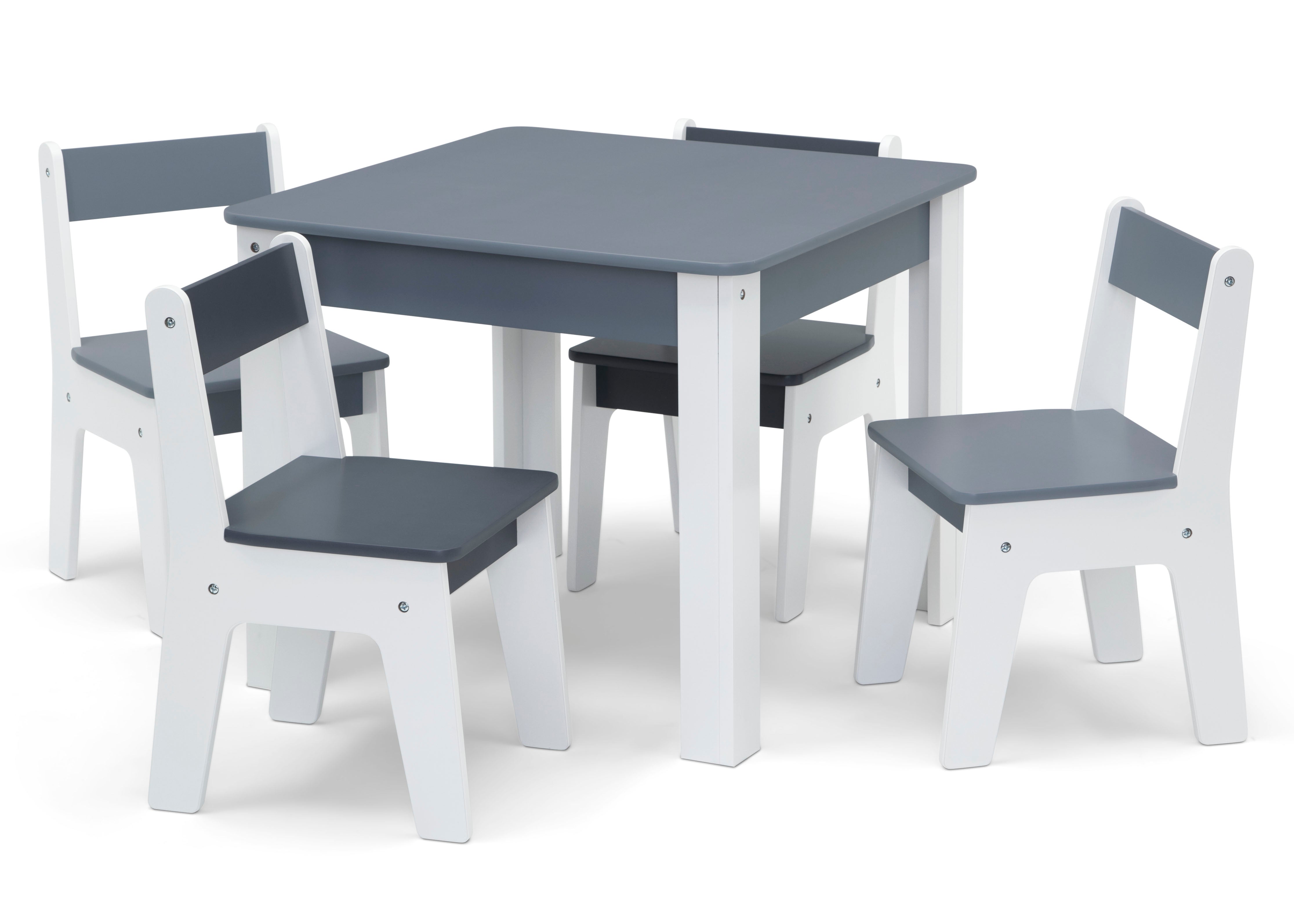Sesame street wood kids storage table and chairs set by delta children new arrivals