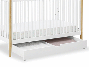 Crib with a trundle drawer 95
