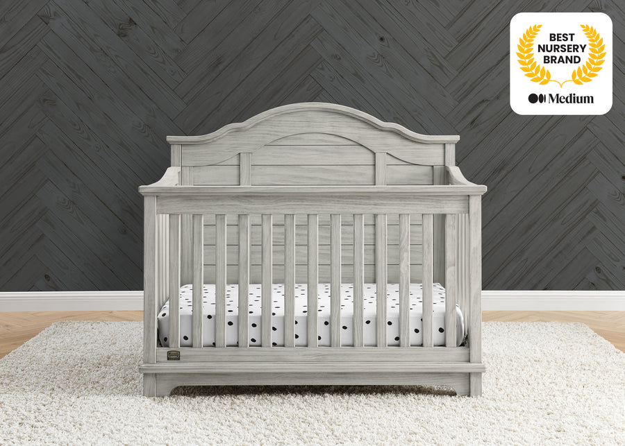Rustic Mist (1373) 18-Asher 6-in-1 Convertible Crib
