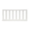 White wooden crib rail on a white background 30-Toddler Guardrail (0081)