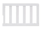 White wooden crib with slatted design on a white background 33-Toddler Guardrail (0081)