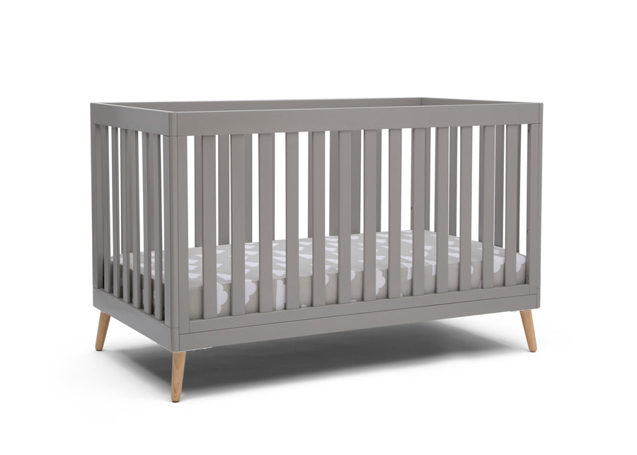 Grey with Natural (1359) 25-Essex 4-in-1 Convertible Crib