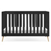DCB: Ebony with Natural (1482) 63-Essex 4-in-1 Convertible Crib