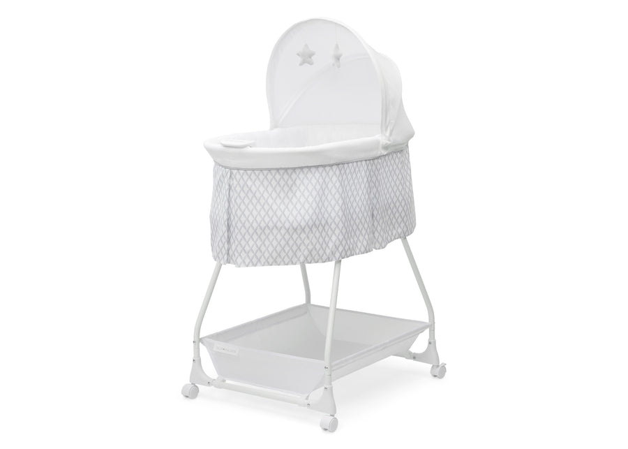 Grey Windchime (2340) 3-Deluxe Soothing Dreams Bassinet